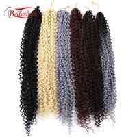 Frevitesse — cheveux ondulés, tresses au crochet, couleur ombre, 22 pouces, offre spéciale
