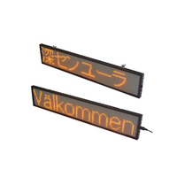 Personalización Tienda al aire libre Led Rolling Program Sign Led Light Publicidad Pantalla móvil Led Display Board