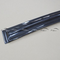 Olotdi - Visera de Ventana de Fibra de Carbono Negra de Primera Calidad, Protector Solar y Contra la Lluvia para Civic Type R 2009+
