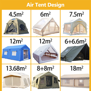 Tentes <span class=keywords><strong>de</strong></span> cabine <span class=keywords><strong>de</strong></span> glamping imperméables extérieures d'usine Grande <span class=keywords><strong>tente</strong></span> touristique <span class=keywords><strong>gonflable</strong></span> en <span class=keywords><strong>toile</strong></span> pour 4-<span class=keywords><strong>6</strong></span> <span class=keywords><strong>personnes</strong></span> en tissu Oxford - Product Image 2
