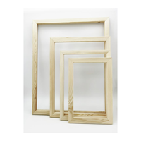 Multi-Specification Waterproof ECO-Friendly Canvas Art Timber Frame Kit Wood Floater Frames BYB