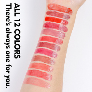 ลิปสติกเนื้อชิมเมอร์กันน้ำ 12 สีใหม่ ปี 2026 สีนู้ดแมทท์สีแดงเซ็กซี่ ติดทนนาน ใช้ง่าย บำรุงริมฝีปาก - Product Image 4
