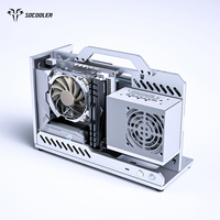 Gabinete para Juegos de PC ITX Socooler, Nueva Innovación en Mini Torre para GPU RTX 3070, Torres de Computadora ITX de Aluminio