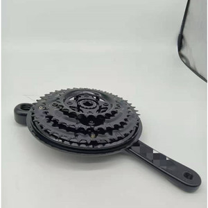 Bicycle Crankset Aluminum Alloy 170mm Hollow One Chainring Black 8 Speed 24 Speed - Product Image 3
