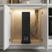 Purificateur d'eau RO à 3 étages à débit élevé, filtre à osmose inverse avec surveillance TDS et affichage de la durée de vie du filtre pour usage domestique