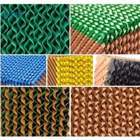 Nouvelle serre à structure en aluminium avec coussin de refroidissement par évaporation et filet anti-rongeurs pour l'élevage agricole