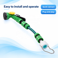 Adaptateur de robinet pour lave-linge 1/2 3/4 pouce en ABS, raccord rapide fileté avec chaîne à billes pour connexion de tuyau