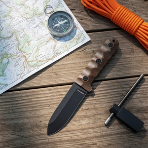 Cuchillo Bowie ES-PR4 DIY de punta recta para camping al aire libre, acero inoxidable, mango G10, 3 mm de grosor, 20 cm, multiusos, OEM - Product Image 6