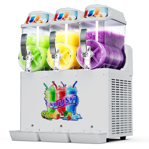 Machine à boissons glacées Daiquiri Margarita de grande capacité 36L avec 3 réservoirs, machine à glace pilée pour restaurant, <span class=keywords><strong>bar</strong></span> à jus - Product Image 1
