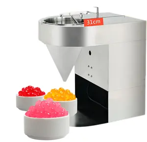 Ticari meyve suyu haşhaş Boba yapımcısı küçük top kabarcık çay makinesi haşhaş kalıplama makinesi
