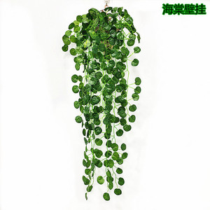 Plante artificielle Pothos suspendue 105 cm, décoration murale en lierre vert, décoration intérieure - Product Image 5