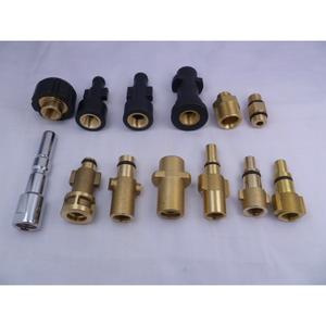 Adaptateur de pot à mousse en cuivre pur à raccord rapide PA 1/4 filetage M14 1/4 union pour kit d'outils de lavage de voiture - Product Image 2