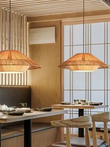 E27 rotin chapeau de paille lustre ferme musique restaurant snack boutique main corde art créatif ferme <span class=keywords><strong>chaume</strong></span> lampe - Product Image 6