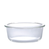 Bol et assiette en verre polyvalents résistants à la chaleur pour four à micro-ondes et friteuse à air, pour plats et moules de cuisson