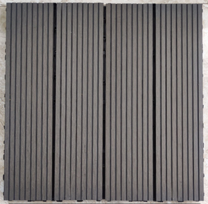 Dalles de terrasse emboîtables au design contemporain, finition grain de <span class=keywords><strong>bois</strong></span>, antidérapantes, imperméables, pour revêtements de sol de balcon extérieur - Product Image 6