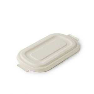 Round Biodegradable Sugarcane <b>Noodle</b> Bowl Microwave 9''/10''/12'' Recoverable Food Container Nature White - Product Image 3