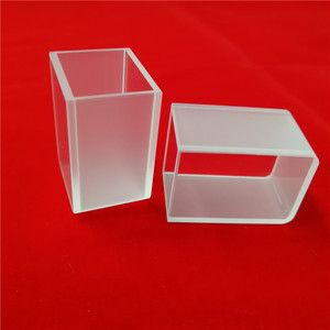 Cubeta de Vidrio Óptico Transparente de 4 Lados, Cuvette de Vidrio de Cuarzo para Muestras, 40*28*24mm - Product Image 2