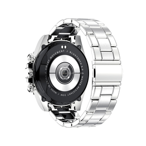 Đồng hồ thông minh wedtserha Đồng hồ thông minh đeo tay bằng kim loại gọi điện thoại BT sang trọng thời trang mới Đồng hồ thông minh hiển thị tròn bằng thép không gỉ chống nước IP68 - Product Image 3