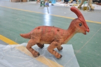 Zigong RC Robot Dog Parasaurolophus Dinosaure Marcheur Réaliste en Métal Modèle Simulé Léger Tailles Personnalisées pour Aire de Jeu Intérieure/Extérieure