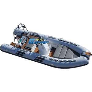 Lanzamiento de nuevo producto en 2021, fabricante de botes de fibra de vidrio RIB480D con tubo de hypalon a la venta - Product Image 3