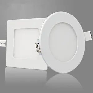 超薄85-265 v天花板嵌入式功率12 w方形白色LED面板灯