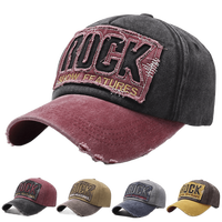 Casquette de baseball vintage délavée à 6 panneaux 100 % coton pour hommes et femmes, casquette snapback en jean vieilli