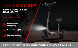 Patinete Eléctrico Inteligente Plegable de Dos Ruedas de Alta Calidad, Motor de 1200W, Batería de Litio de 48V 21AH, Alcance de 40-60km, Velocidad de 41-50km/h, J11PRO Long R - Product Image 5