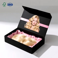 Boîte et Sacs d'Emballage en Gros pour Perruques avec Logo pour Coffret Cadeau de Qualité Abordable, Ruban et Intérieur en Soie