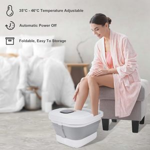 Masajeador de baño de Spa de pies portátil con pantalla táctil Temperatura ajustable Spa de pies Masaje giratorio eléctrico para aliviar el estrés - Product Image 3