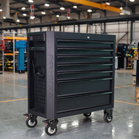 GL3607L OEM/ODM Armoire à outils mobile industrielle personnalisable à 7 tiroirs avec système de verrouillage à clé et capacité de 500 kg