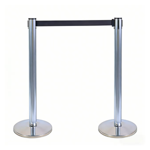 Poste <span class=keywords><strong>de</strong></span> Exhibición Retráctil Reutilizable <span class=keywords><strong>de</strong></span> Aleación <span class=keywords><strong>de</strong></span> Aluminio <span class=keywords><strong>de</strong></span> 2m con Cinta <span class=keywords><strong>de</strong></span> 360mm y Base Antivuelco para <span class=keywords><strong>Ferias</strong></span> Comerciales y Lanzamientos <span class=keywords><strong>de</strong></span> Productos - Product Image 1
