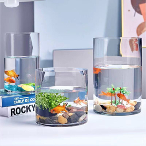 Tanque de acrílico para <span class=keywords><strong>acuario</strong></span> de cilindro grande, tanque de acrílico y vidrio para el hogar, accesorios para <span class=keywords><strong>peces</strong></span> y acuarios - Product Image 5