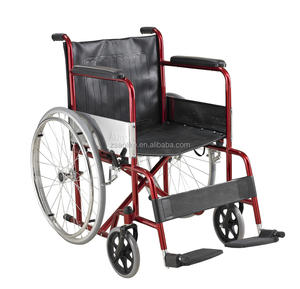 Silla de Ruedas de Acero Plegable de Confort al por Mayor, Equipo de Rehabilitación Económico para Personas con Discapacidad y Adultos Mayores - Product Image 3