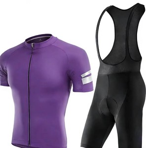 Traje de Ciclismo Transpirable de Secado Rápido, Resistente al Viento y de Alta Elasticidad en Varios Colores, para Ciclistas Profesionales - Product Image 1