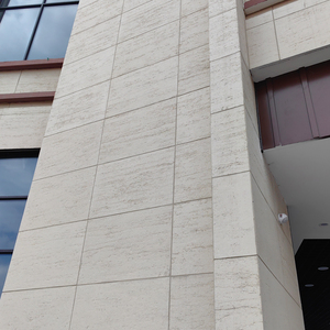 Jestone siêu mỏng Gốm Đá Veneer tấm đá cẩm thạch tự nhiên Tường Bảng điều khiển nội thất chống cháy linh hoạt gạch bên ngoài bức tường Ốp - Product Image 1