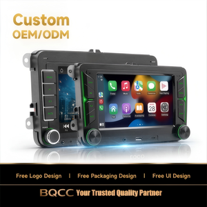 วิทยุติดรถยนต์ BQCC ขนาด 7 นิ้ว พร้อมหน้าจอสัมผัส RGB รองรับ RDS FM AM CarPlay/Android Auto GPS Navi เครื่องเสียงสเตอริโอ สำหรับรถยนต์ Passat CC <span class=keywords><strong>Polo</strong></span> Golf MK5/MK6 - Product Image 1