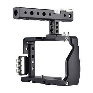 Jaula para Cámara YELANGU C6-B para <span class=keywords><strong>SONY</strong></span> A6000 A6300 <span class=keywords><strong>A6400</strong></span> A6500 con Zapata y Asa Superior - Product Image 4