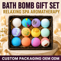 Boules effervescentes pour spa, faites à la main, aromathérapie naturelle, huile essentielle, coffret cadeau relaxant, fournisseur en gros OEM personnalisé
