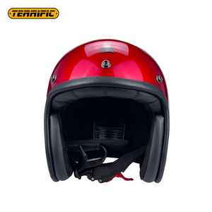 売れ筋ハーフフェイスヘルメットカラフルなグラスファイバーオープンドット承認ノーラン中国レトロゴーグルオートバイヘルメット - Product Image 2