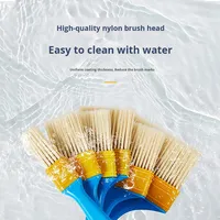 Pinceaux à peinture murale en plastique de qualité industrielle - Tailles 1/2/3/4/5 pouces - Fabriqués dans le Shandong - Marque YUANZHENG - Garantie de 3 ans