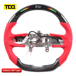 Volante Deportivo TDD Personalizado de Fibra de Carbono y Cuero con LED para Jeep Cherokee JL JK Wrangler - Product Image 2