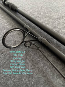 <span class=keywords><strong>Canne</strong></span> à pêche à la <span class=keywords><strong>carpe</strong></span> en fibre de carbone Weihai Custom OEM 3 sections 12 pieds 3,6 m 3,5 lb 3,75 lb - Product Image 2