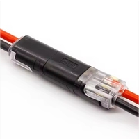 2 broches connecteur de fil enfichable épissure rapide câble électrique bornes à sertir pour fils câblage 22-18AWG LED connecteurs de voiture