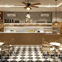 Meubles de vitrine pour boulangerie, pâtisserie et café, design personnalisé, vitrine en verre, comptoir de bar complet pour restaurant, décoration