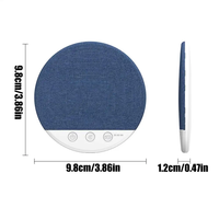 Haut-parleur sans fil sous oreiller à conduction osseuse, mini portable avec bruit blanc et minuterie pour chambre à coucher et insomnie