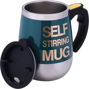 Tasse à café à agitation automatique de 400ml Tasse à café à mélange automatique avec poignée et couvercle Tasse électrique pour Cofe - Product Image 5