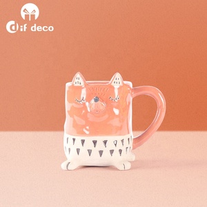 Taza de café de cerámica con forma de zorro y Animal, nuevo diseño - Product Image 1