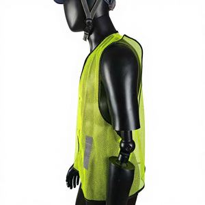 سترة عاكسة بدون أكمام شبكية قابلة للتنفس، سترة أمان للبناء، ملابس عاكسة للعمل - Product Image 3