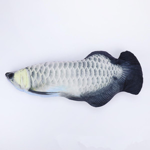 <b>Cat</b> Training & Entertainment Eco-Friendly Small Fish Plush Stuffed Pillow Simulation Fishing <b>Interactive</b> Chew <b>Toy</b> - Product Image 1