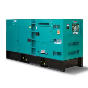 Denyo-planta de energía silenciosa, generador de 160kva alimentado por Cummins, 128kw